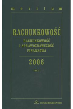 Rachunkowo�� tom II