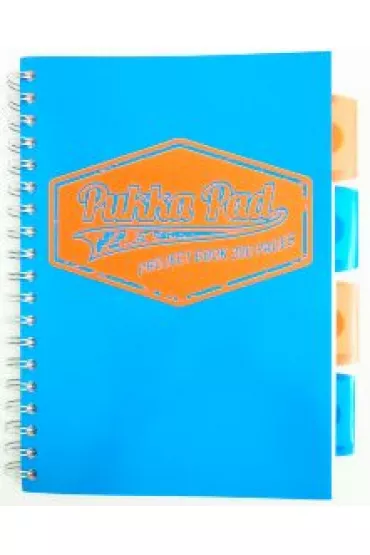 Pukka Pad Ko�ozeszyt A5 Project Book Neon Blue kratka 100 kartek