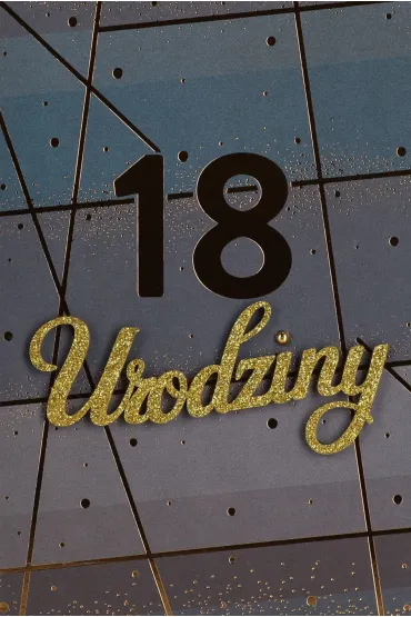 Karnet okazjonalny B6 z kopert� 18 Urodziny PAN DRAGON HM200-3479