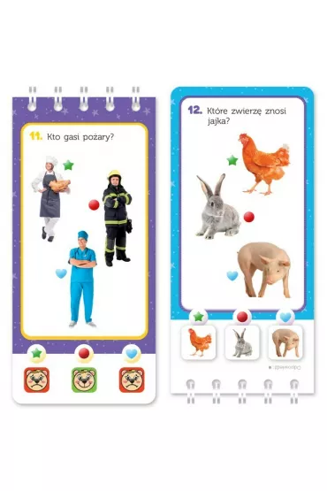 Magiczny quiz z liskiem. Dotknij i sprawd�! 3-4 lata - Anna Podg�rska