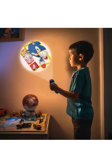 Sonic the Hedgehog Latarka z projektorem Sonic Lexibook LTC050SN