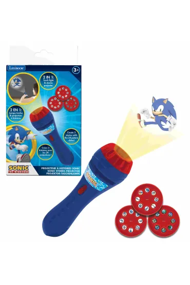 Sonic the Hedgehog Latarka z projektorem Sonic Lexibook LTC050SN