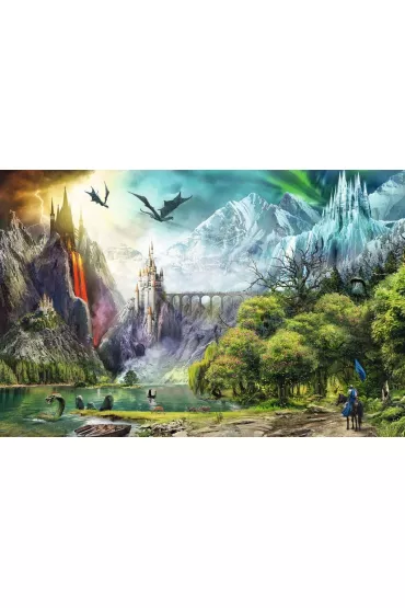 Puzzle 3000 el. Panowanie smok�w Ravensburger