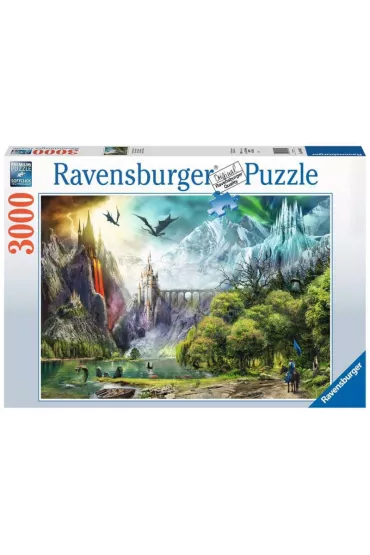 Puzzle 3000 el. Panowanie smok�w Ravensburger