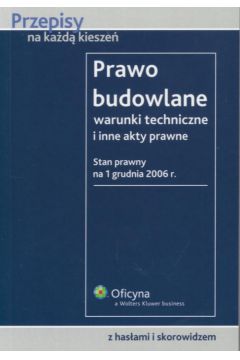 Prawo budowlane warunki techniczne i inne akty prawne