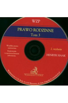 Prawo rodzinne tom 3 CD - Haak Henryk - Henryk Haak