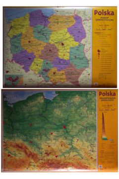 Polska Podzia� administracyjny Ukszta�towanie powierzchni