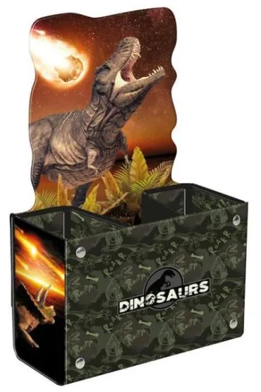 Derform Pojemnik na przybory szkolne Dinozaur 19
