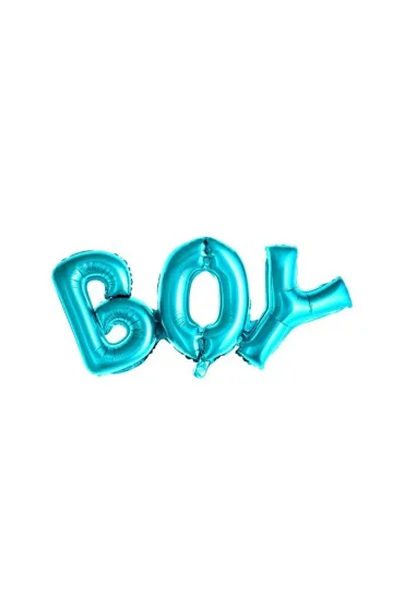 PartyDeco Balon foliowy Boy niebieski 67x29cm