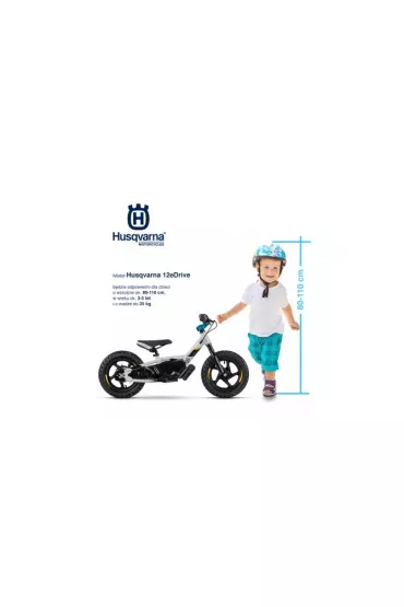 Motorek elektryczny dla dzieci Husqvarna 12eDrive Stacyc