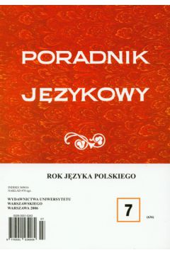 Poradnik j�zykowy Zeszyt 7/2006