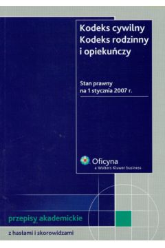 Kodeks cywilny Kodeks rodzinny i opieku�czy - Praca zbiorowa