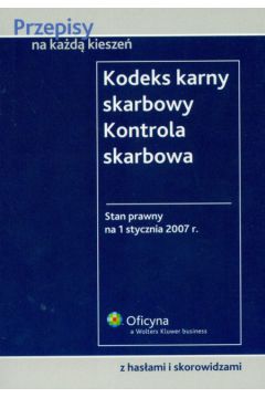 KOdeks Karny skarbowy Kontrola skarbowa