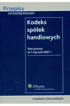 Kodeks sp�ek handlowych