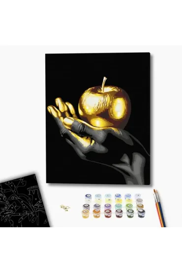Brushme Malowanie po numerach - Z�oty Owoc 40x50cm