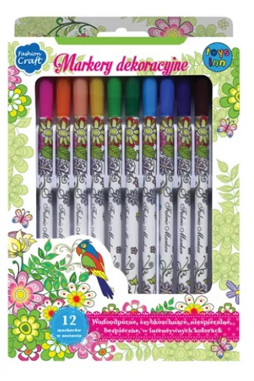 Stnux Markery do tekstyli�w i ceramiki 12 szt.
