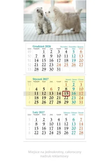 Lucrum Kalendarz 2027 tr�jdzielny Pupile