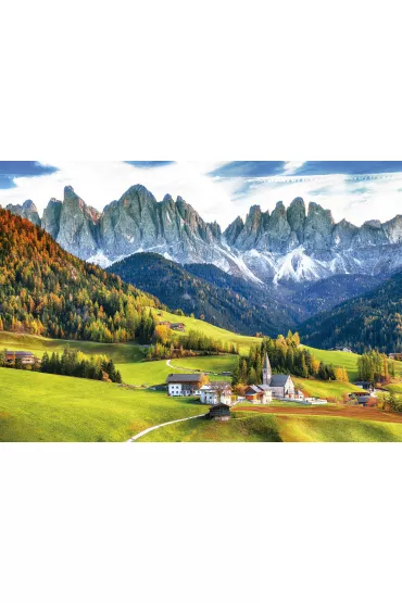 Puzzle 2000 el. Jesie� w Dolomitach, W�ochy Educa