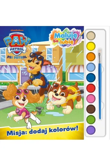 Misja: dodaj kolor�w! Psi Patrol. Maluj� Bo Lubi�