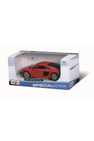 MAISTO 31513 Audi R8 V10 plus czerwone, samoch�d 1:24