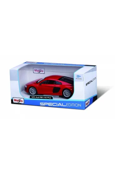 MAISTO 31513 Audi R8 V10 plus czerwone, samoch�d 1:24