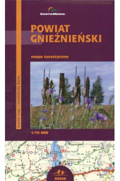 Powiat Gnie�nie�ski Mapa turystyczna