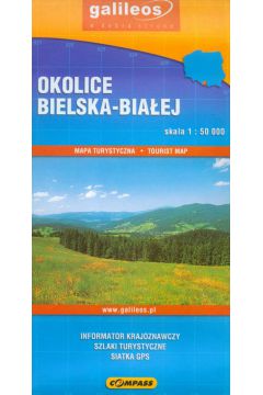 Okolice Bielska-Bia�ej Mapa turystyczna 1: 50 000