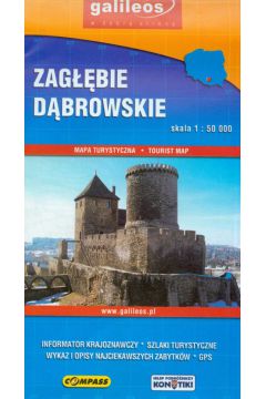 Zag��bie D�browskie Mapa turystyczna 1: 50 000