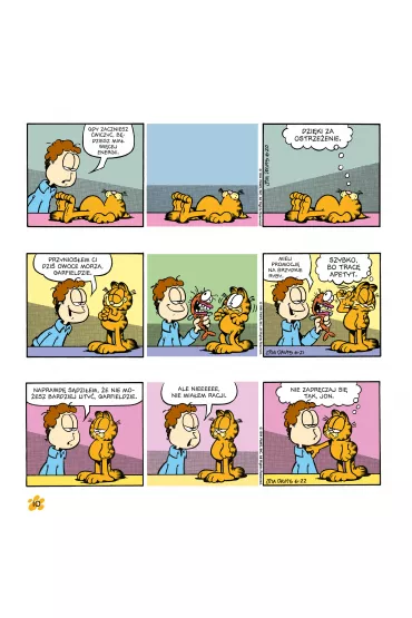 Garfield. T�usty koci tr�jpak. Tom 10 - Jim Davis