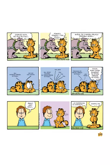 Garfield. T�usty koci tr�jpak. Tom 10 - Jim Davis