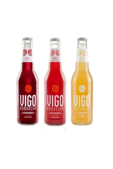 Vigo Yoko Nap�j Kombucha - mix smak�w Zestaw 3 x 330 ml