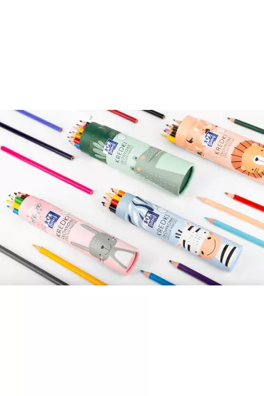 Oxford Kredki o��wkowe w tubie Kids 26 szt.
