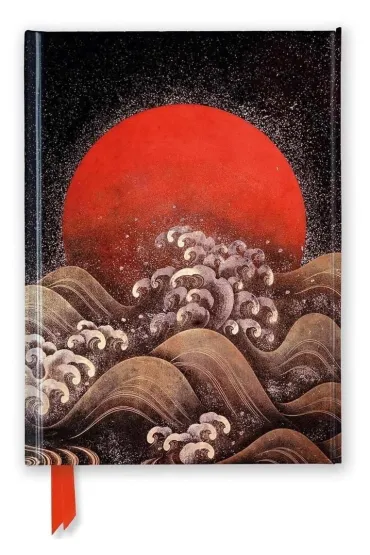 Flame Tree Notatnik A5 linia TW S�o�ce i morze Lacquer Screen