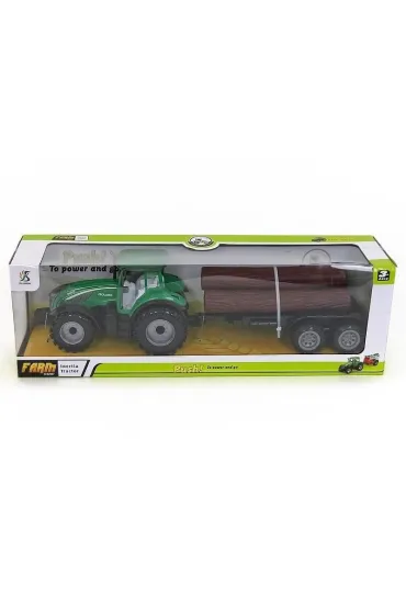 Traktor z przyczep� i drzewem Adar