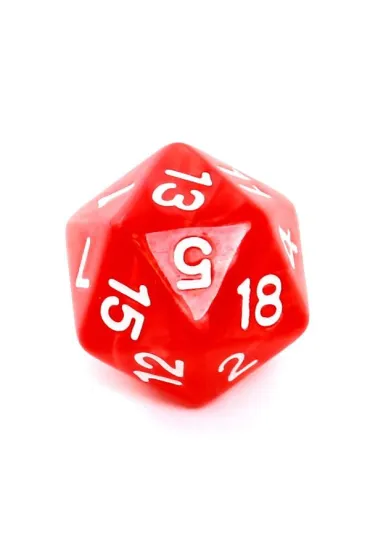 Komplet ko�ci RPG - Per�owe czerwone Rebel