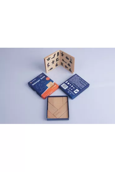 Puzzle drewniane. Seria Fan Big Fun Republic (Puzzlomatic)