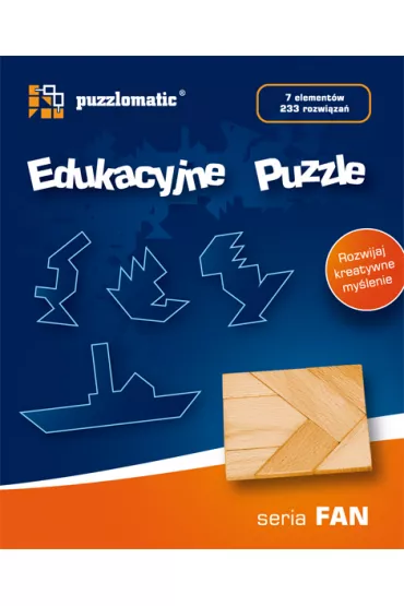 Puzzle drewniane. Seria Fan Big Fun Republic (Puzzlomatic)