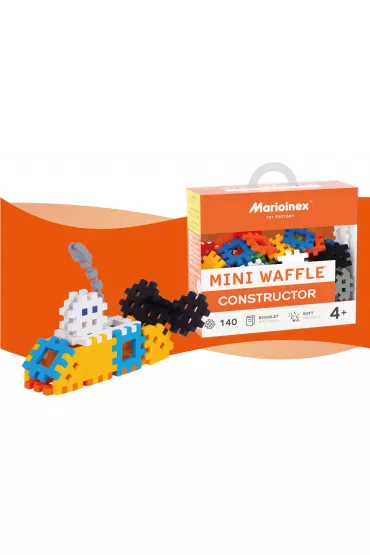 Mini Waffle Konstruktor Klocki konstrukcyjne Mini Waffle 140 element�w Konstruktor MARIOINEX 902363