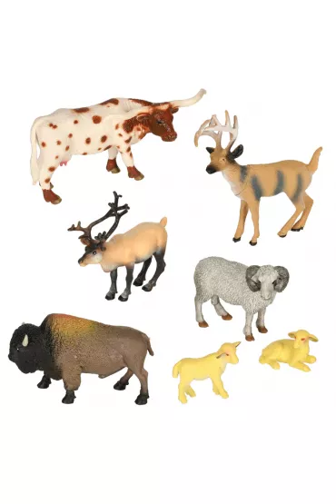 Figurki zwierz�ta zoo zestaw do zabawy