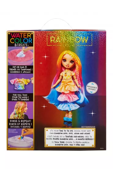 Rainbow High WaterColor & Create NEW TD brown Mga Entertainment
