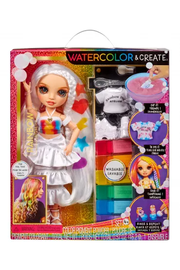 Rainbow High WaterColor & Create NEW TD brown Mga Entertainment