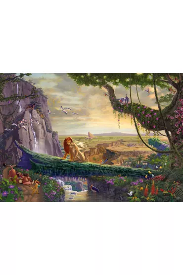 Puzzle 6000 el. THOMAS KINKADE Kr�l Lew (Disney) Schmidt - Thomas  Kinkade