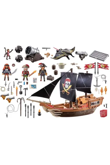 Playmobil Pirates Du�y statek piracki 71530