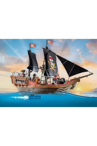 Playmobil Pirates Du�y statek piracki 71530