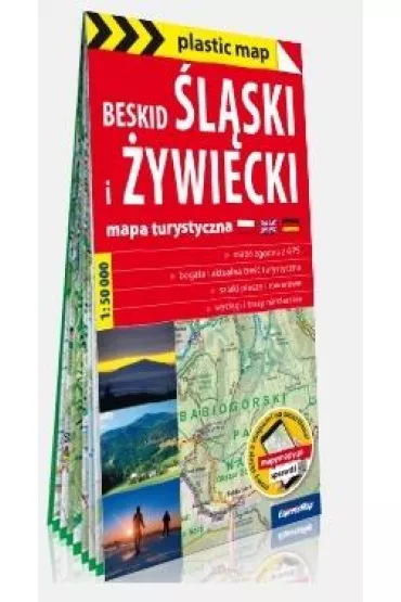 Plastic map Beskid �laski i �ywiecki w.2022