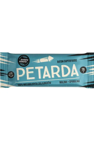 Zmiany Zmiany Baton Petarda z malin� i spirulin� bezglutenowy 70 g