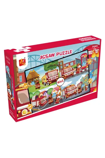 Puzzle 4w1 Stra� Po�arna Askato