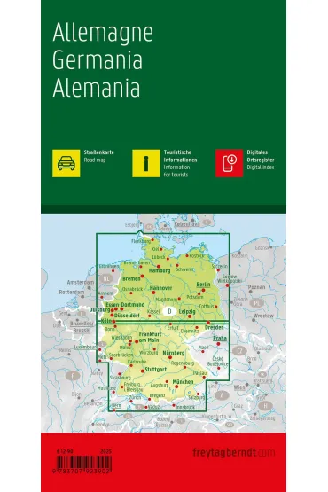 Mapa Niemcy 1:500 000