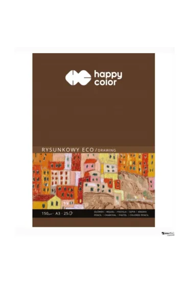 Blok rysunkowy eco A3/25K 150g HAPPY COLOR