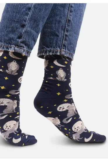 Skarpetki bawe�na organiczna nocne wilki 36-41